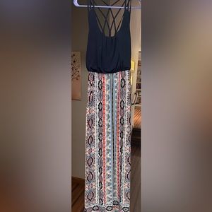 Three Pink Hearts maxi dress, size S